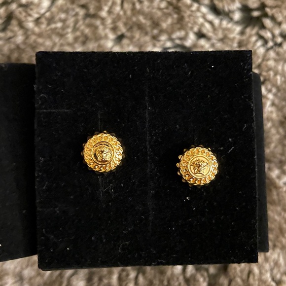 Versace Chain Stud Earrings - Picture 2 of 5